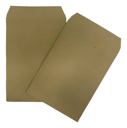 100pcs Sobre De Manila Tamaña Media Carta  Kraft Manila