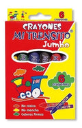 Crayola Crayones Jumbo Mi Trensito 6 Colores X 3 Cajas