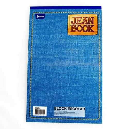 Block Cuadriculado Oficio 70 Hjs Jean Book Norma X 12 Pcs