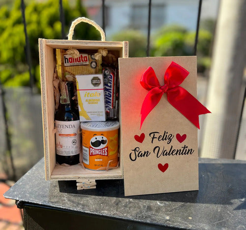 Regalo San Valentín Caja Madera