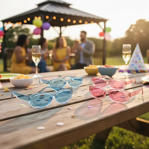 Gafas Para Fiestas Revelacion De Genero X 10 Unidades