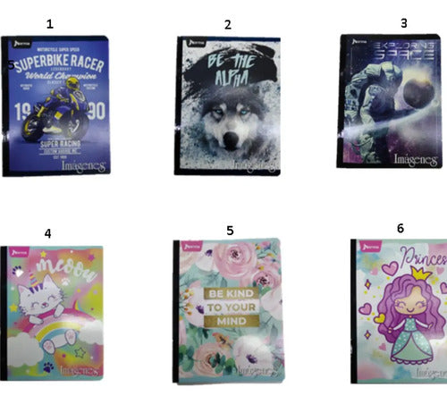 Cuaderno Grande Cosido Cuadriculado 100 Hojas X 18 Unidades