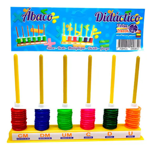 Ábaco Vertical Didáctico X 6 Unidades