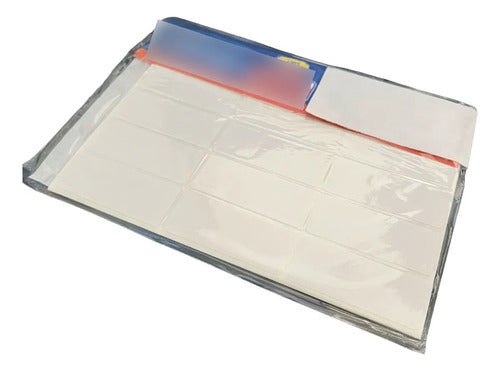 Rotulo Autoadhesivo Blanco 50x20mm X 120 Pcs - Ref. 50-20 Blanco