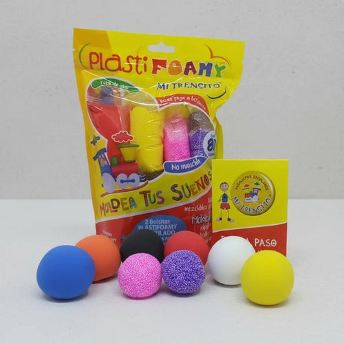 Plastifoamy Granulado Moldeable Mi Trensito 80 Gr