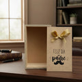 Caja Tapa Corrediza Madera Regalo Día Del Padre 25x15x9cm Madera Día Del Padre