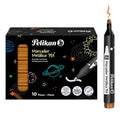 Marcador Metálico Oro Dorado Multiusos 752 Pelikan X 10 Und