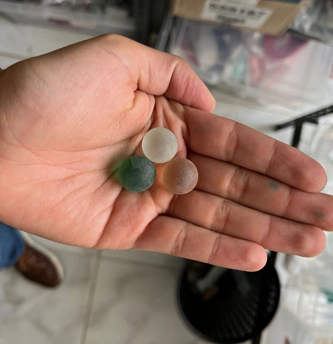 Canica Piquis Traslucida Bolas De Cristal X 100 Unidades