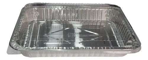 Recipiente Aluminio Repostería 33x26.5x5cm Plateado