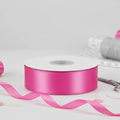 Cinta Fucsia Raso Tela Satin Moños 2.5cm X 50 Metros Fucsia