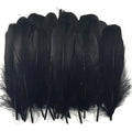 Plumas Decorativas Artificiales Color Negro Paquete X 20