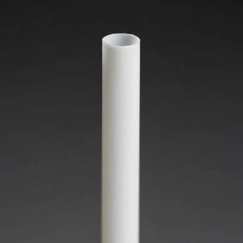 Pitillo Papel Diámetro 8mm X Largo 19.7cm Blanco - 100 Pcs Blanco
