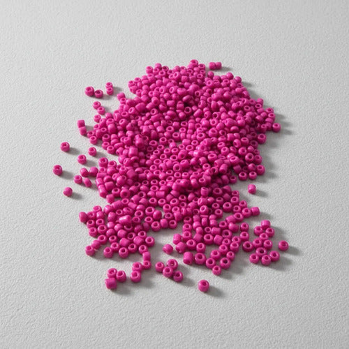 Mostacilla China Color Fucsia X 500gr Fucsia 2 Mm