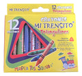 Crayon Triangular Mi Trensito X 12 Colores Colores X 12