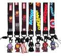Cinta Porta Carnet Lanyard Super Heroes X 12 Unidades