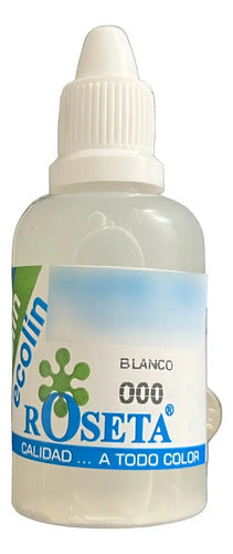 Acuarela Liquida Ecolin Roseta 30cc Blanco Ref. 000 Blanco