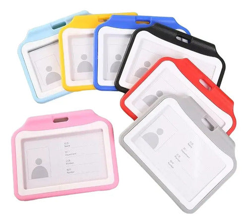 Porta Carnet Escarapela Horizontal Colores X 3 Unidades