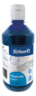 Tinta Sellos Azul Pelikan 500ml Azul