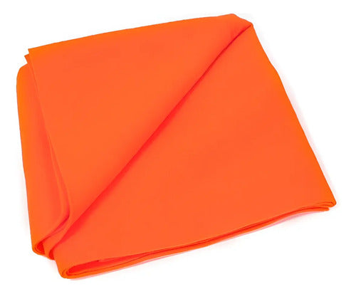 Paño Lency Fieltro Manualidades Importado 100x92 Cm Naranja Naranja