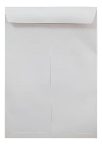 Sobre Manila Blanco Carta X 50 Unidades  Blanco