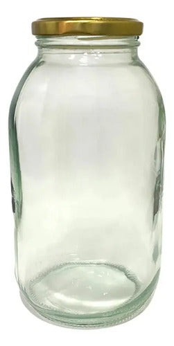 Frasco Envase De Vidrio Conservas 1.000ml Transparente