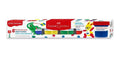 Pintura Para Dedos Lavable Faber Castell 30gr X 6 Colores Multicolor