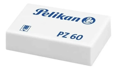 Borrador Nata Pelikan Pz-60 Caja X 60 Uds. Blanco