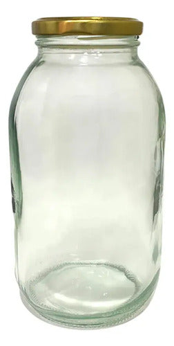 Frasco Envase De Vidrio Conservas 1.000ml - 12 Unidades