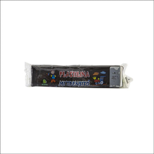 Plastilina Mi Trensito 55 Gr Color Negro X 6 Unidades Negro