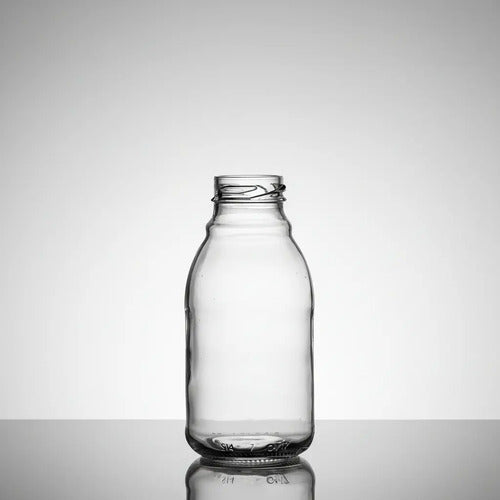 12 Pcs Frasco Envase De Vidrio Conservas, Decoración 280 Ml Transparente