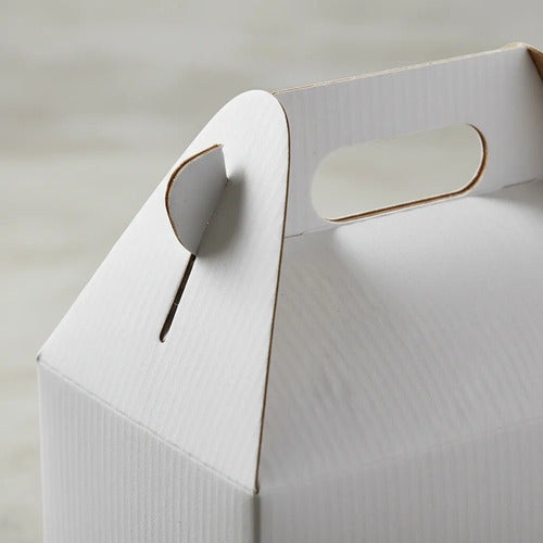 Cajas Cartón Kraft Lonchera Armable 21 X 11 X 25 Cm * 6 Und