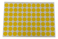 Rotulo Adhesivo Redondo Amarillo 1.3cm X 308pcs X 3 Unidades Amarillo