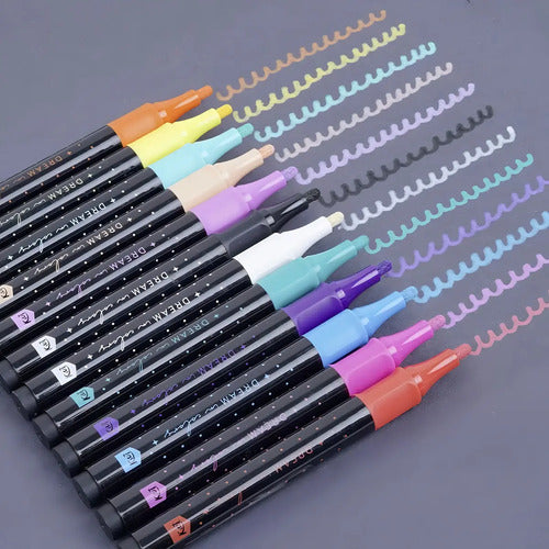 Marcadores Acrilicos Kiut X 12 Pcs 572169 Norma