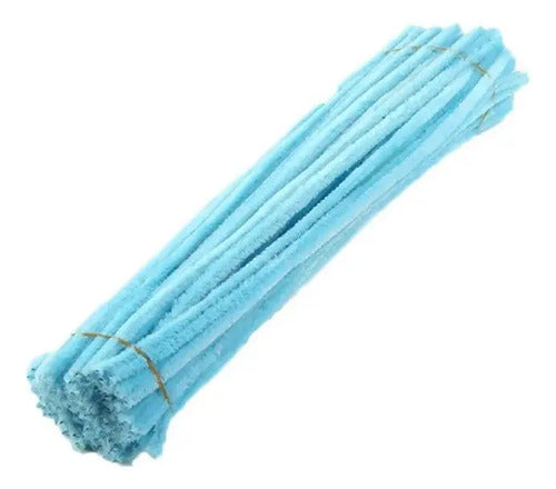 Chelines Color Azul Claro 30cm X 100 Pcs