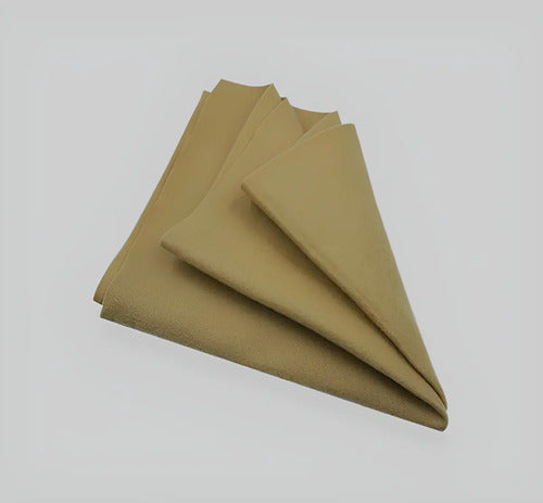 Paño Lency Fieltro Manualidades Importado 100x92 Cm Beige Beige