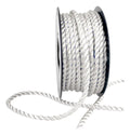Cordón Trenzado Color Blanco 4mm X 18 Metros Blanco