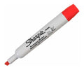 Marcador Permanente Rojo Sharpie Punta Cincel X 3 Unidades