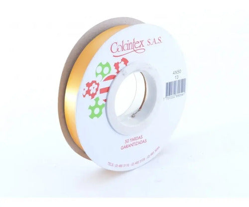 Cinta Decorativa Papel Para Moños 45 Mts X 1.5 Cm