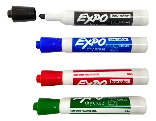 Marcador Borrable Para Tablero Expo X 4 Unidades