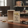 Caja Tapa Corrediza Madera Regalo Dia Del Hombre 25x15x9.5cm Madera Día Del Hombre