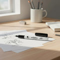 Marcador Permanente Negro Punta Fina Penmax X 12 Und