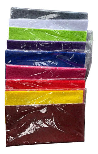 Papel Gofrado 70x50cm - 5 Unidades Surtido