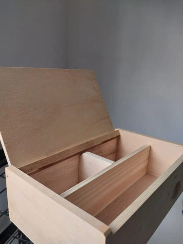 Caja Decorativa Para Vino Madera Para Regalo 34x20x10 Cm  Madera