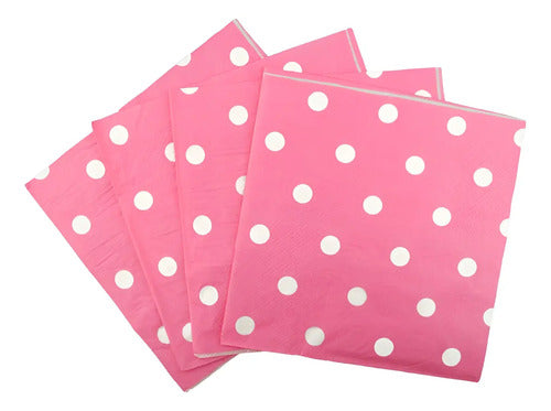 Servilletas * 20 De Colores Para Eventos X 12 Paquetes