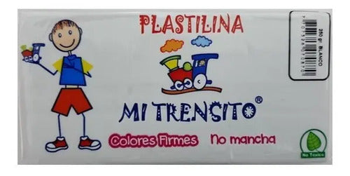Plastilina Barra Mi Trensito Blanco 250gr