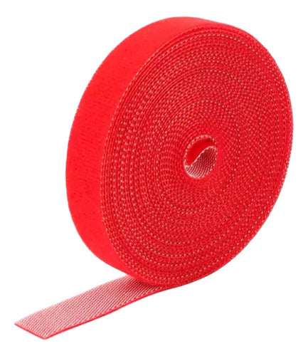 Velcro Organizador Amarra Cable 10mm X 1 Metro - 6 Rollos