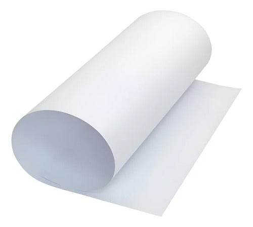 Papel Bond X 12 Pliegos De 100 X 70 Cm De 115 Gr Blanco