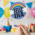 Photocall O Hablador Grande Feliz Dia X 12 Unidades