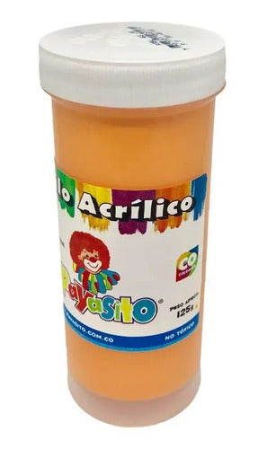 Vinilo Acrílico Payasito Piel 125 Gr X 3 Unidades