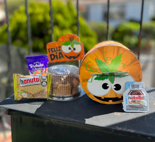 Regalo Halloween Dulces Y Torta